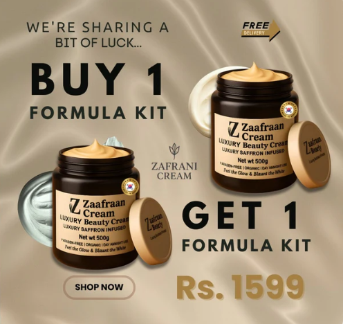 Korean Zafrani Whitening Cream – Imported Quality Formula (250g)